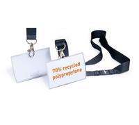 Durable CLICK FOLD Safety-Clip Lanyard Name Badge ID Holders | 10 Pack | 54x90mm