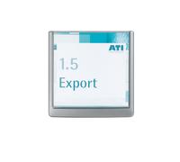 Durable Click Information Sign 149 x 148.5 mm Graphite Door and Wall Sign In