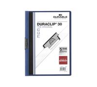 Durable Clip Folder DURACLIP 30 A4 Dark Blue Document ( Pack of 25 ) 2200/07