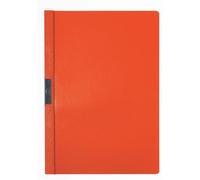 Durable Clip Folder Duraclip 30 A4, Pack of 25, Orange, Metal Clip | Holds up to 30 Sheets of Unpunched Paper, Strong Metal Clip, Transparent Front Cover, Made in Germany