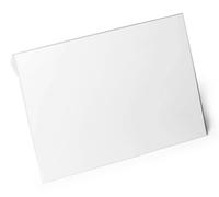 Durable Hard Cover Ticket Holder - Self-Handing Pocket - A4 Landscape - Pack of 10 - Transparent - Perfect for Labelling Shelves and Racking