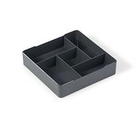 Durable Coffee Point Case Serving Box | Ideal for Serving Sugar, Milk Capsuals, Biscuits | Charcoal Colour