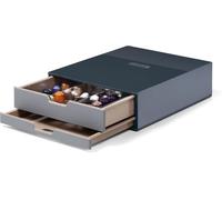 Durable Coffee Point Storage Box, 2 Drawers for Storing Coffee Pods | Capsule Drawer Unit with Draw Insert, for Coffee Pods and Tea Bags, Secure Non-Slip Base, Made in Germany