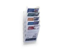 DURABLE COMBIBOXX Literature Holder XL - A4 Portrait - Clear - Wall or Table Mountable