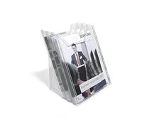 DURABLE Document Holder COMBIBOXX A4 8580/19 – 3-Piece Set, Transparent, Tabletop or Wall-Mounted