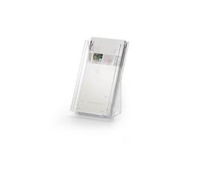 Durable Comiboxx Literature Holder Extendable One-third A4 Clear Ref 8590/19