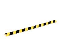 Durable Corner Protection Profile C35 - Self-Adhesive - Protection Strip Has a Length of 1 Metre - Pack of 5 - Yellow or Black