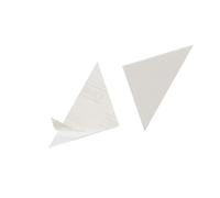 Durable CORNERFIX Self-Adhesive Triangular Corner Pockets | 100 Pack | 75x75mm