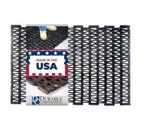 Durable Corporation-108H2436 24 x 36-inch Durite Recycled Herringbone Tyre Connecting Mat, Black