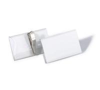 Durable Crocodile Clip Badge 40x75mm (25)