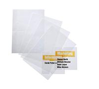 Durable Refill Sheets Crystal Sign 148 x 105 mm, Pack of 20