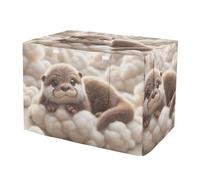 Durable Cute Animal Clouds Dog Crate Covers Easy to Install Cage Cover for Puppies Training Medium