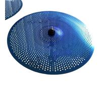 Durable Cymbals Silent Cymbal Set Blue 5 Pieces With Pouch And 6 Felt Pads(Effect SET4)