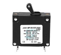 Durable DC/AC Manual ON/OFF Toggle Reset Switch Circuit Breaker, 15A 20A 25A 30A Mini Circuit Breaker with Overload and Short Circuit Protection for Automotive Marine RV (25A)