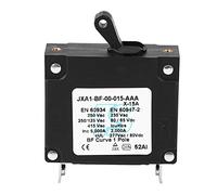 Durable DC/AC Manual ON/OFF Toggle Reset Switch Circuit Breaker, 15A 20A 25A 30A Mini Circuit Breaker with Overload and Short Circuit Protection for Automotive Marine RV (15A)