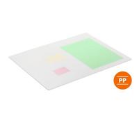 Durable Desk Mat Contoured 53x40cm Clear