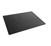 Durable Desk Mat with Transparent Cover 53 x 40 cm, Non-Slip, Polypropylene,Made in Germany, Black