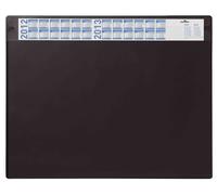 Durable Desk Mat with Annual Calendar Black 65 x 52 cm Pack of 1 Anti-Glar