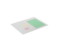 Durable Desk Mat Contoured Edges 530x400mm Polypropylene Transparent