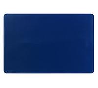 Durable Desk Mat with Contoured Edges, 54 x 40 cm, 1 piece, Dark Blue | Professional writing pad, multi-layered non-slip backing, ideal for home office & meeting rooms, sturdy work surface
