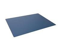 Durable Desk Mat with Contoured Edges 65 x 50cm, Non-Slip Back, Made from Polypropylene, Easy to Clean, Dark Blue