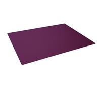 Durable Desk Mat with Contoured Edges 65 x 50cm, Non-Slip Back, Made from Polypropylene, Easy to Clean, Red
