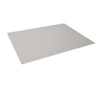 Durable Desk Mat with Contoured Edges 65 x 50cm, Non-Slip Back, Made from Polypropylene, Easy to Clean, Grey