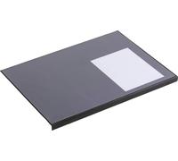 Durable Desk Mat with Edge Protector in Black - 65 x 50cm - Pack of 1 - Comfortable and Easy to Use Desk Mat