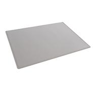 Durable Desk Mat with Transparent Cover 53 x 40 cm, Non-Slip, Polypropylene,Made in Germany, Grey