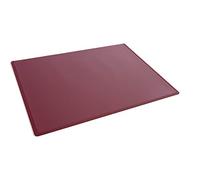 Durable Desk Mat with Transparent Cover 53 x 40 cm, Non-Slip, Polypropylene,Made in Germany, Red