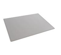 Durable Desk Mat with Transparent Cover - 650 x 500mm - Perfect for Storing Notes & Important Information - Easy to Clean - Grey