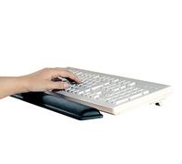Durable Desktop Wrist Support with Gel in Charcoal Colour | 460 x 20 x 61mm | Pack of 1 | Gel Support to Provide Comfort Whilst Working for Long Periods