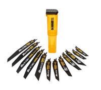Durable Dewalt 12-Piece Reciprocating Saw Blade Set For Versatile Cutting