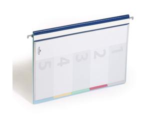 Durable DIVISOFLEX Organisation File A4, Blue, Pack of 5