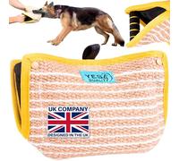 Durable Dog Bite Wedge 33X25.4 cm - Safe Biting Pillow with 2 Comfy & Strong Handles - Tough Jute Tug Toy for Medium to Large Dogs - Ideal for Tug of War, Canine & Puppy Training by Yes4Quality