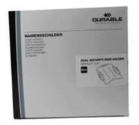 Durable DUAL SEC CARD HOLDER PK50