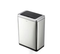 Durable DUO Motion Sensor Bin | Smart Automatic Steel Kitchen Waste Bin | 2x20L