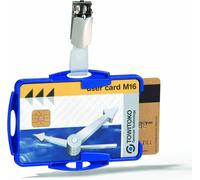 Durable Duo Security Pass Holder Blue (25 Pack)
