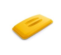 DURABIN 60L Rectangular Bin Lid - Strong Food & Freezer Safe - Yellow Durable Yellow 1 Pack
