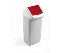 Durable DURABIN Bin 40L + Red Lid