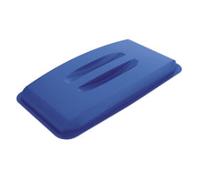 Durable 60L Bin Lid Blue | Rectangular Recycling Bin Lid | Food Safe | DURABIN