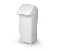 Durable Durabin Bin with Flip Lid 40 Litre - White