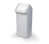 Durable DURABIN Contemporary Grey Square Recycling Bin + Swing Lid 40L | 2 Pack