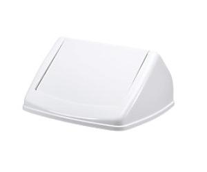 DURABLE DURABIN Flip Swing Lid 40 L White Square PP (Polypropylene)