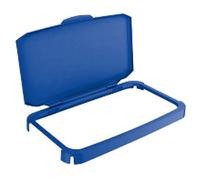 Durable 60L Hinged Bin Lid ECO Blue | Recycling Bin Lid | DURABIN