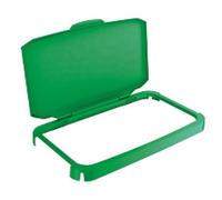 Durable DURABIN 60 Hinged Lid - Designed for DURABIN 60 Recycling Waste Bin - Green - Food Safe - Easy to Attach and Use