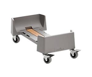 DURABLE DURABIN Trolley 60 L Grey Plastic 4 Castors 334037 Set of 7