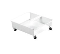 DURABLE DURABIN Trolley 60 L White Steel 4 Castors Rectangular