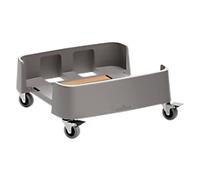 DURABLE DURABIN Trolley 90 L Grey Plastic 4 Castors 334137 Set of 8