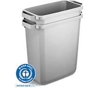DURABLE DURABIN Waste Bin 60 L Grey PP (Polypropylene) 1800503050 Rectangular
